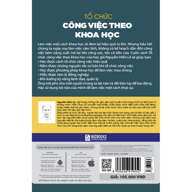 Sách - Tổ Chức Công Việc Theo Khoa Học, Những Điều Mọi Doanh Nghiệp Cần Thực Hiện - MCBooks