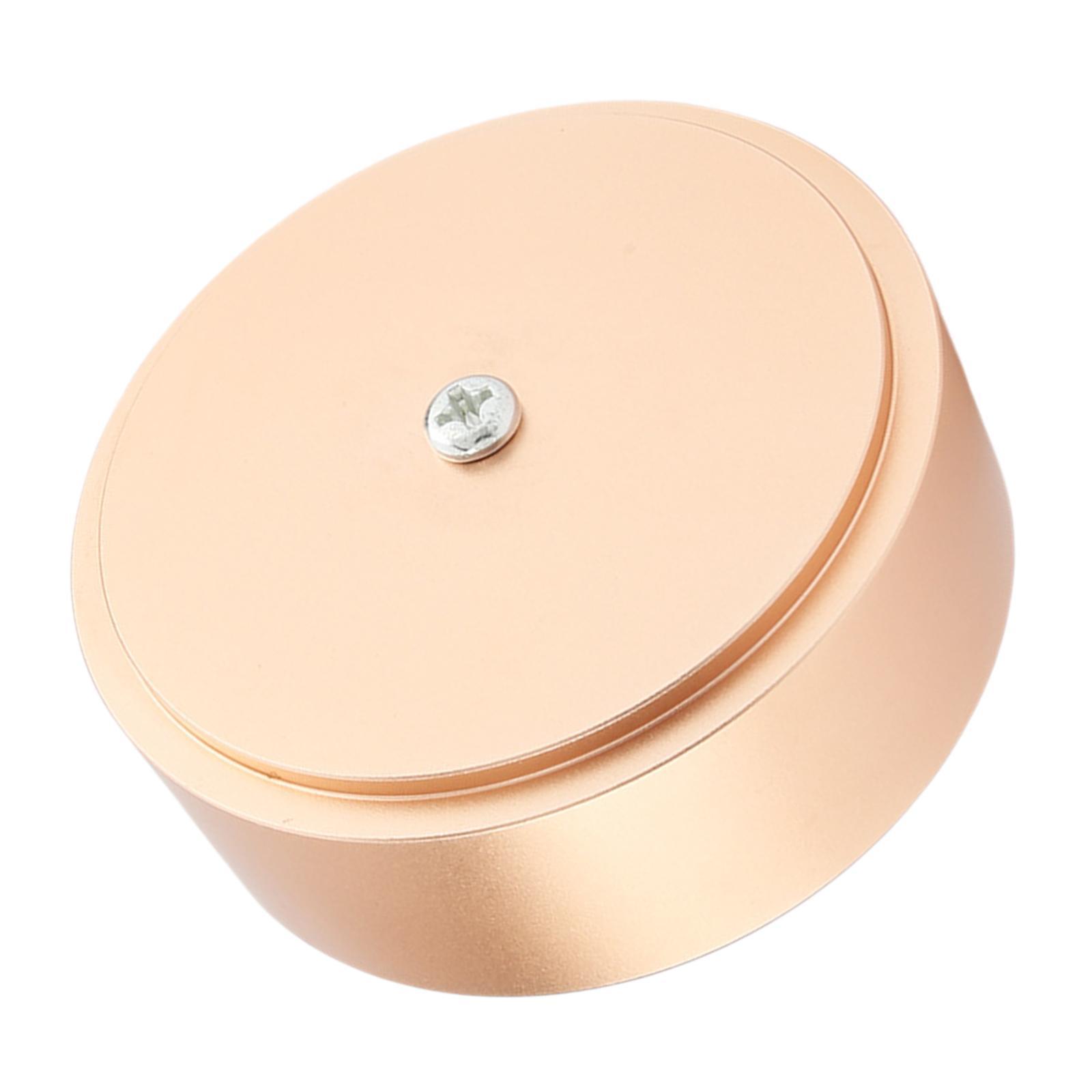 58x22mm Speaker Isolation Feet Pad Stand, Aluminum Alloy Amplifier Pad Isolation Base Feet Pad Absorb Shock for Audio Speaker Amplifier CD Player