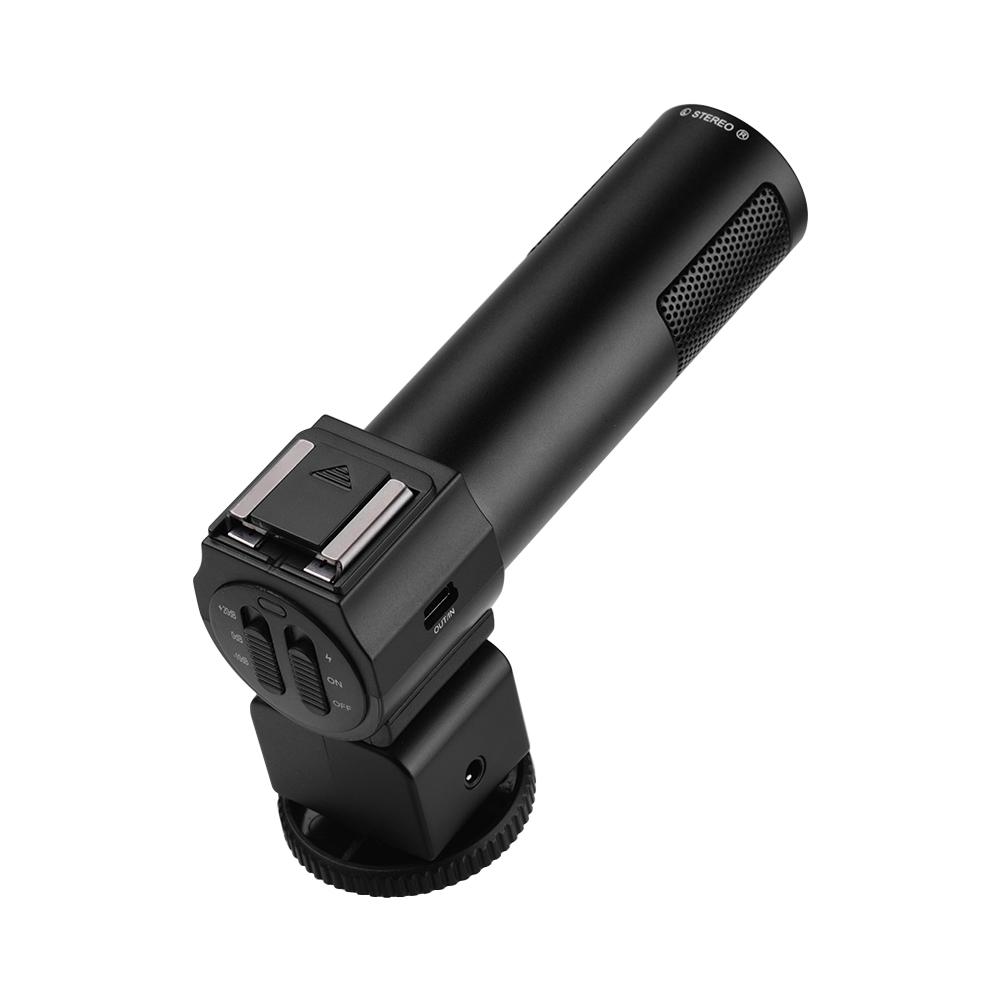 Bộ ngưng tụ điện micrô M104 ghi video phỏng vấn micrô có màn hình chắn gió cho Canon