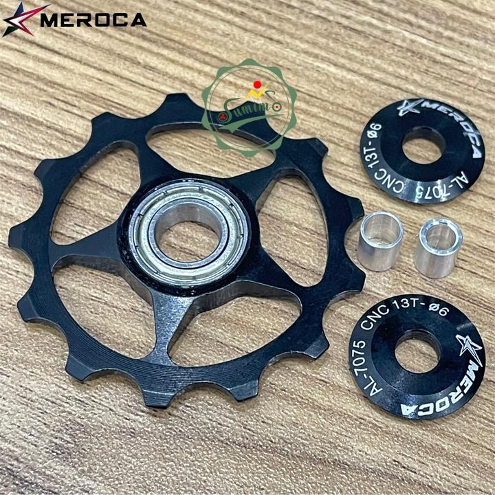 Bánh răng cùi đề MEROCA 13T nhôm 7075 CNC