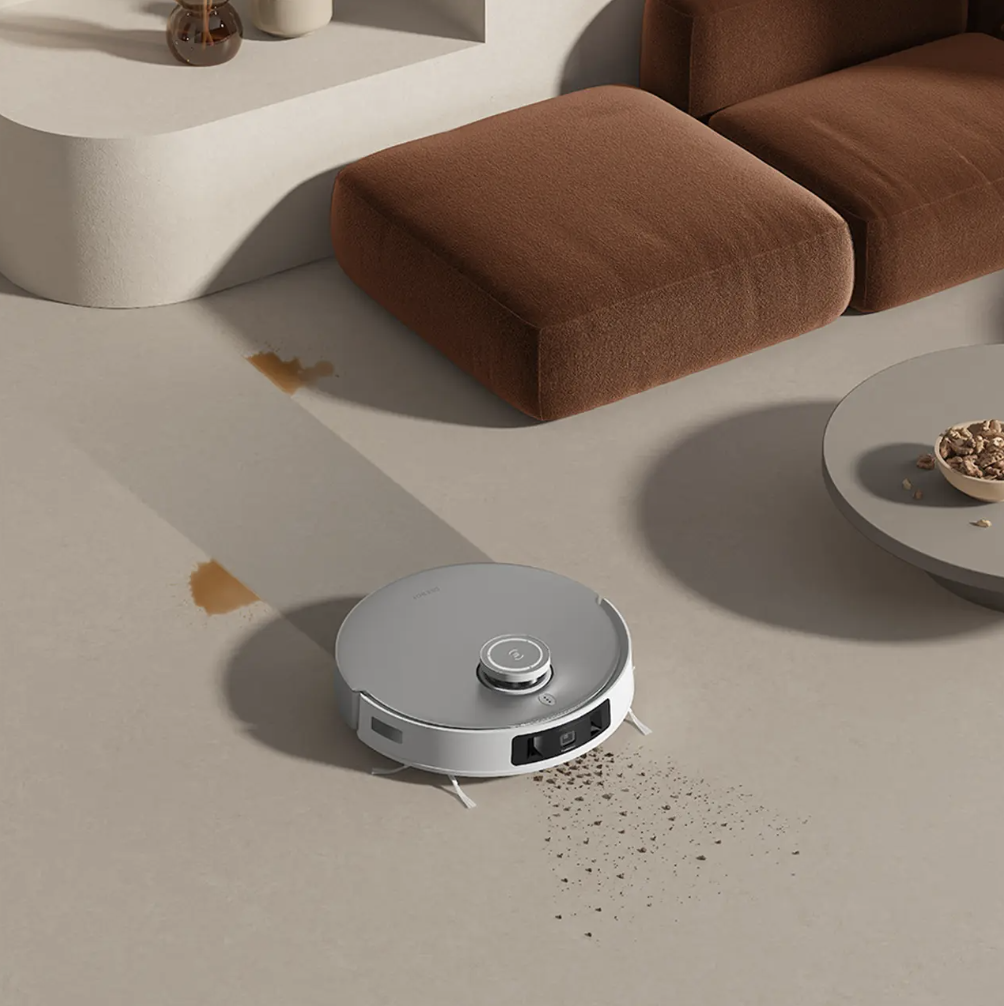 Robot Hút Bụi Lau Nhà Ecovacs T50 Pro Omni 15.000 Pa Tự Pha Nước, Giặt Nước Nóng, Vệ Sinh Khoang Giặt - Hàng Chính Hãng