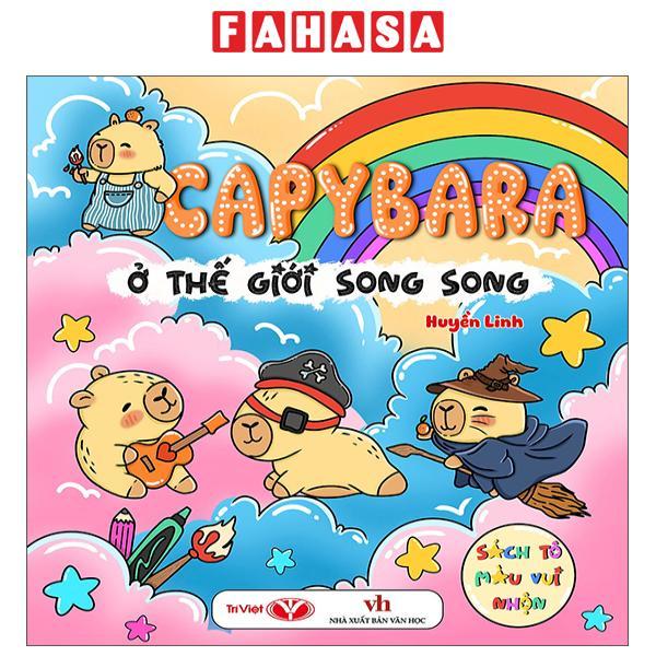 Sách - Sách Tô Màu Vui Nhộn - CapyBara Ở Thế Giới Song Song