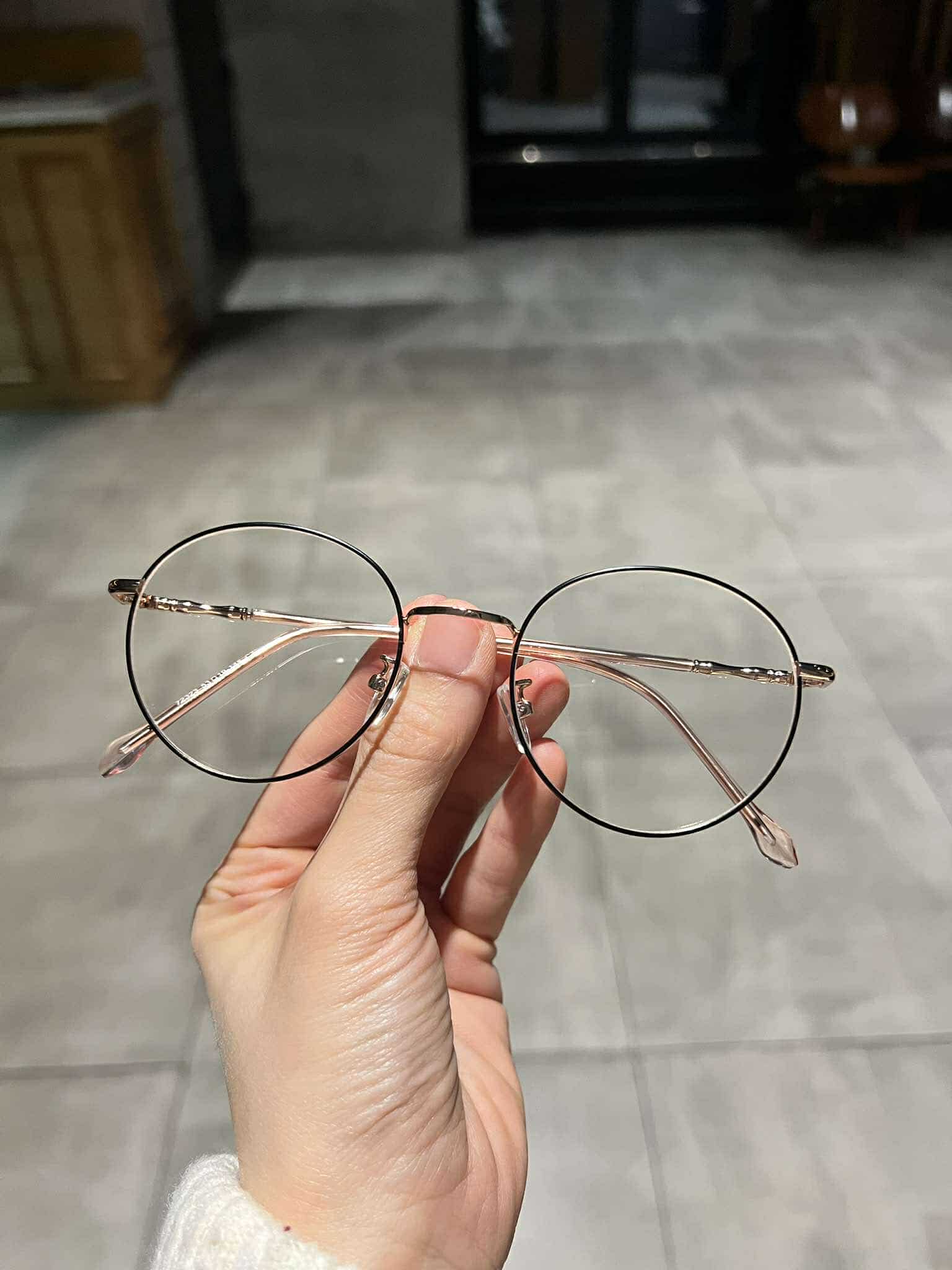 Kính gọng Mắt tròn Hàn Quốc cao cấp