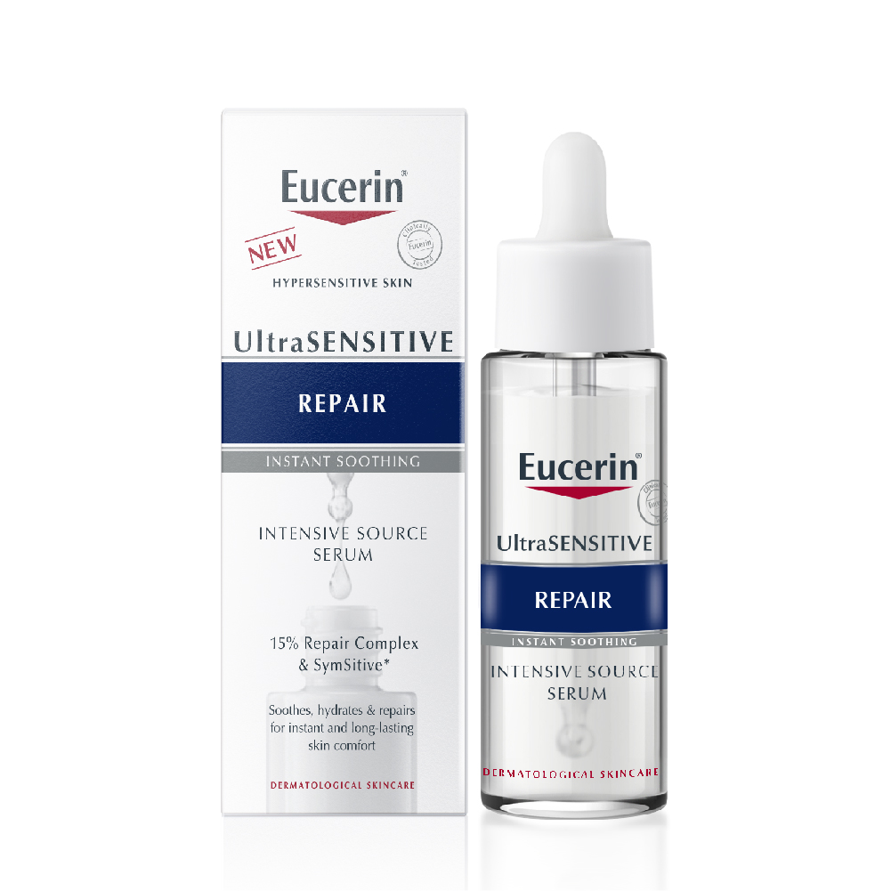 Tinh Chất Eucerin Giúp Phục Hồi Da Nhạy Cảm UltraSensitive Repair Intensive Source Serum 30ml