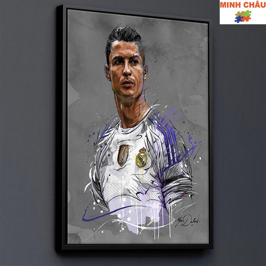Tranh Canvas | Tranh treo tường trang trí CẦU THỦ BÓNG ĐÁ - Mẫu 20 - 1