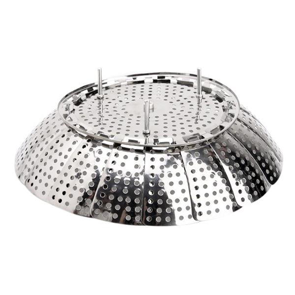 Rổ Hấp Xửng Hấp Inox Xếp Gọn + Tặng 1 Dụng Cụ Gắp Nóng - Vận Chuyển Miễn Phí Toàn Quốc