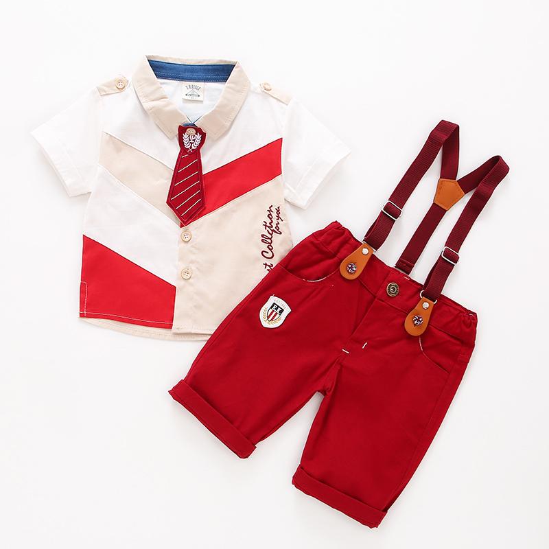 Thiết Kế Mới Nhất Cho Bé Bé Trai Quý Ông Quần Áo Bộ Treo Áo Tay Và Quần Mùa Hè Quần Áo Tiệc Cưới Trang Phục Thường Nhật Chính Thức Quần Áo