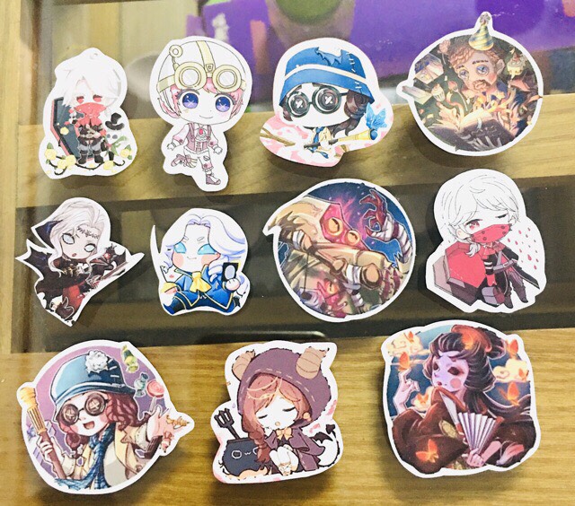 Sticker ảnh dán Identity V set 30 cái nhiều mẫu ( giao mẫu ngẫu nhiên )