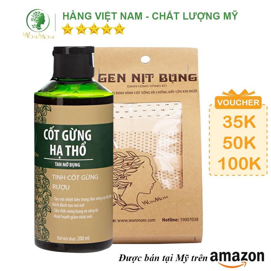 Bộ giảm eo sau sinh dưới 3 tháng Wonmom