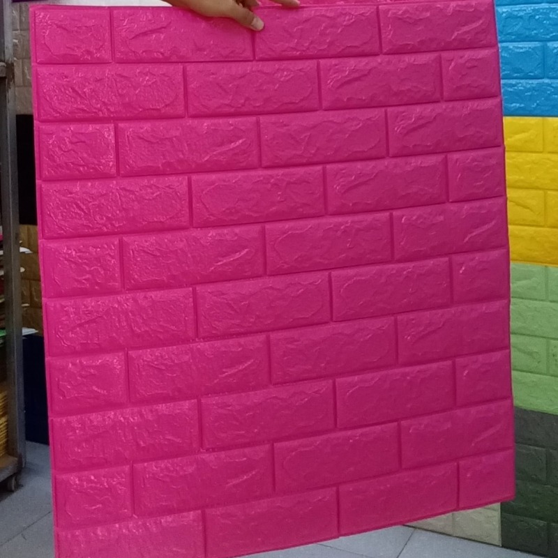 Miếng Xốp Dán Tường Giả Gạch 3D- Trang Trí Nhà Cửa, Phòng Học, Nhà Hàng , Chống Thấm, Ẩm Mốc -Lớp Dán Siêu Chắc - Hàng Chính Hãng MINIIN(70 x 77cm)