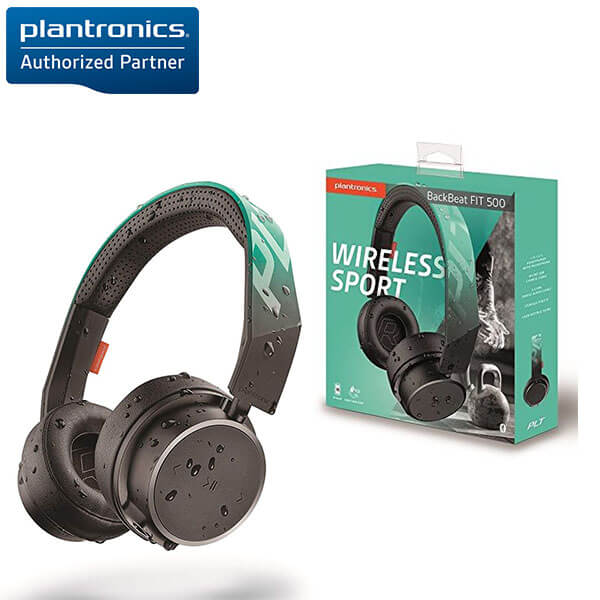 Tai nghe Bluetooth Plantronics BackBeat FIT 505 (Xanh phối Đen) - Hàng Chính Hãng