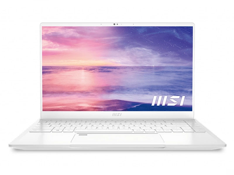 Laptop MSI Prestige 14 A11SC-203VN (i7-1195G7 Gen 11th | 16GB DDR4 | SSD 512GB PCle | VGA GTX 1650 4GB | 14.1 FHD IPS | Win10| Pure White) - Hàng Chính Hãng