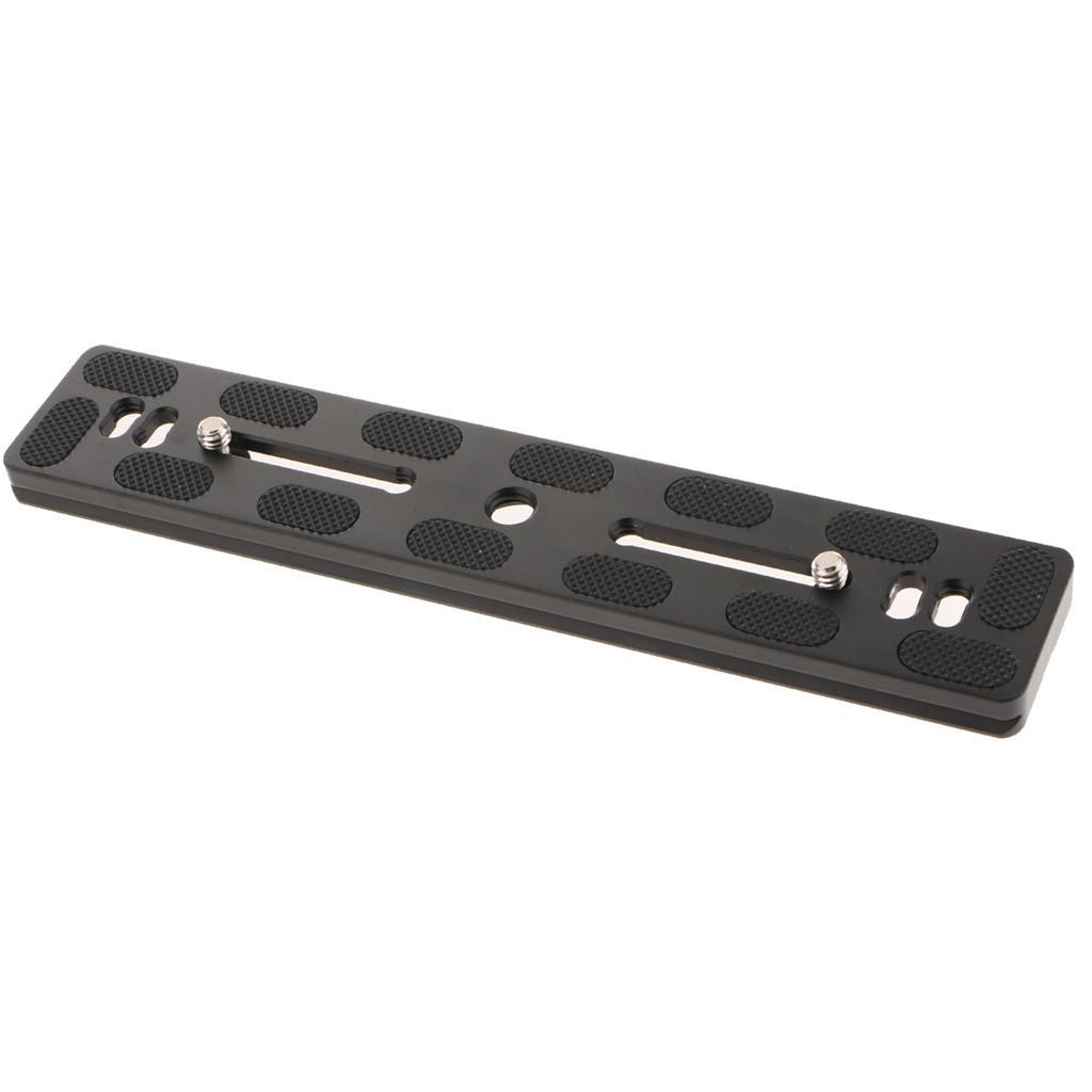 PU-200 Quick Release Plate QR Clamp 200mm for DSLR Camera Tripod Ball Head
