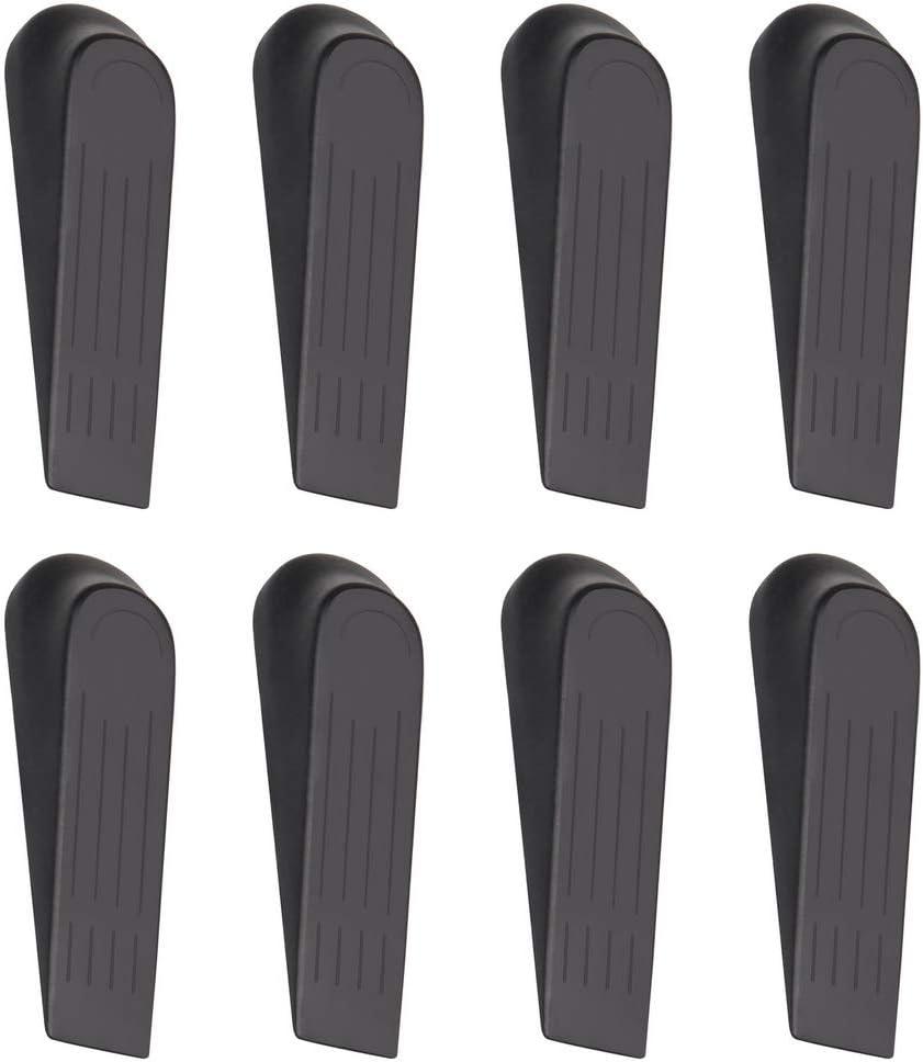 8 PCS Bộ giá đỡ sàn Cửa sàn, Cửa không có sàn nhựa có giá đỡ chiều cao có thể điều chỉnh để giảm tiếng ồn Ngăn chặn Đóng cửa bảo vệ tường