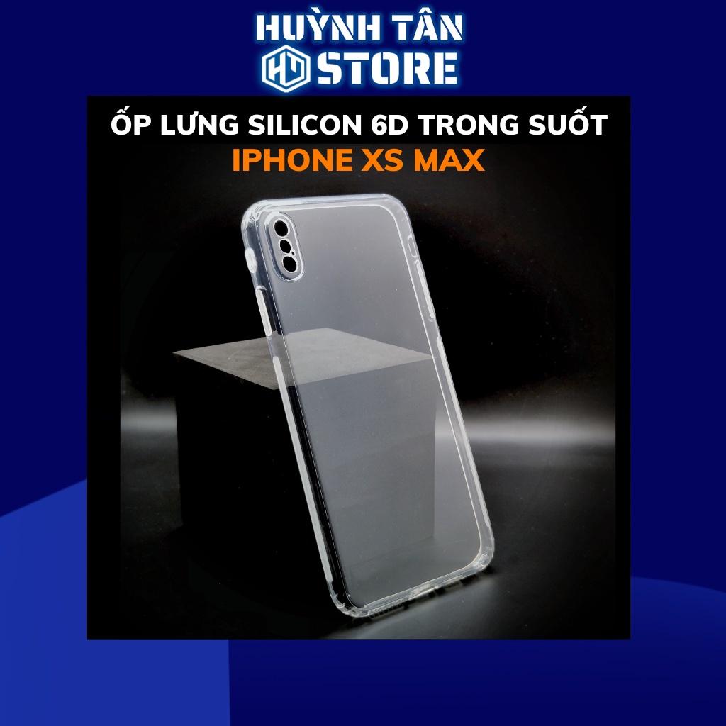 Ốp lưng ip xs max ip x xs silicon 6D dẻo trong suốt có gờ chống va đập bảo vệ camera phụ kiện huỳnh tân store