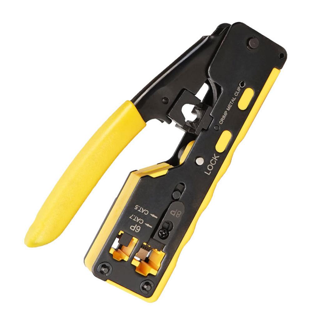 Ethernet Cable Stripper Clamp 6P8P Dual-use Network Tools Cat5/Cat6/Cat7 Crystal Heads Cable Pliers Seven Type of