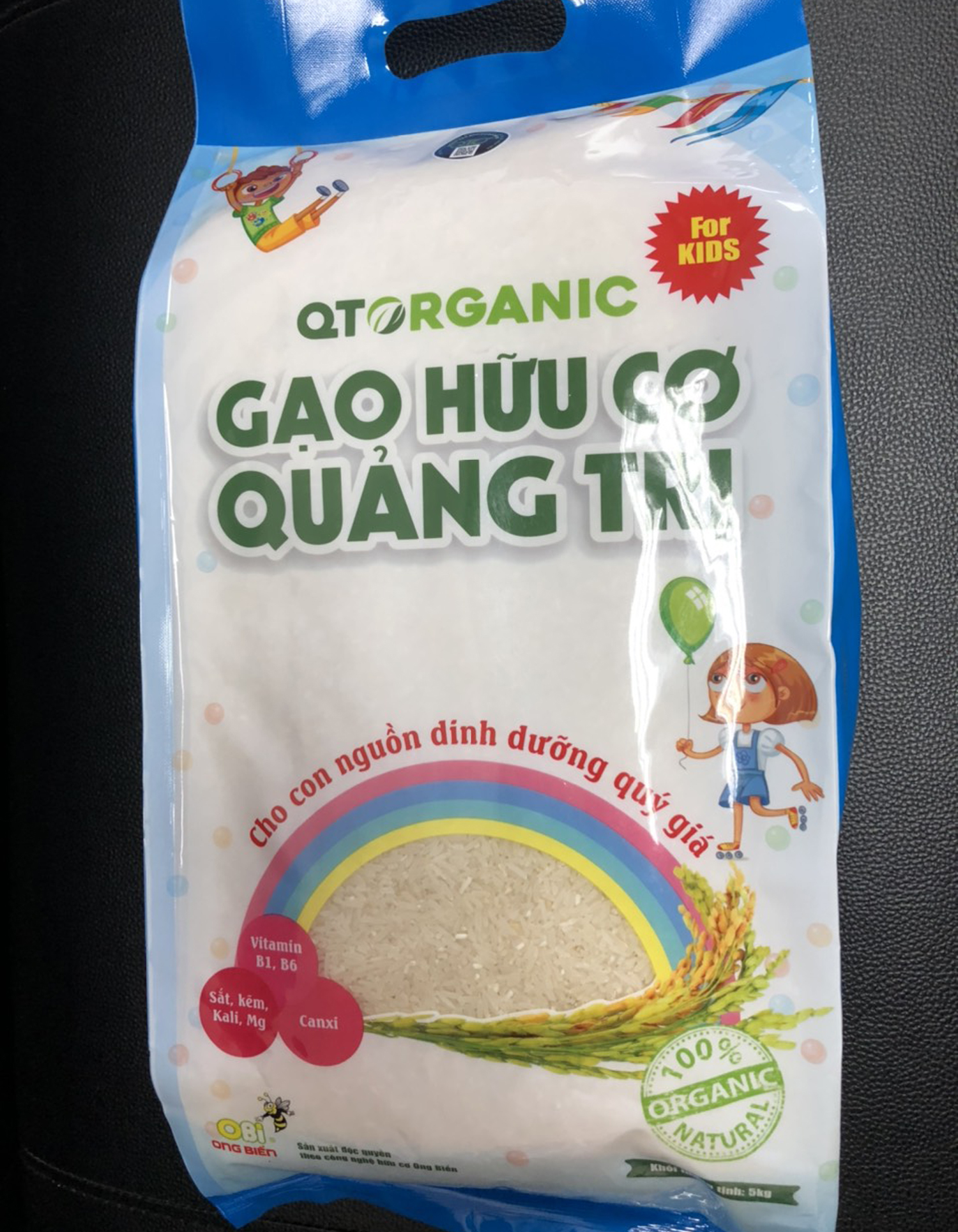GẠO HỮU CƠ QUẢNG TRỊ 5 KG