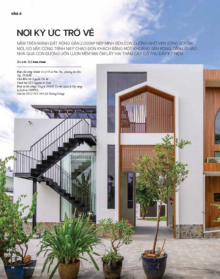 Tạp chí Kiến Trúc và Đời Sống số 229 (Tháng 7-2025)-Làm nhà mùa mưa