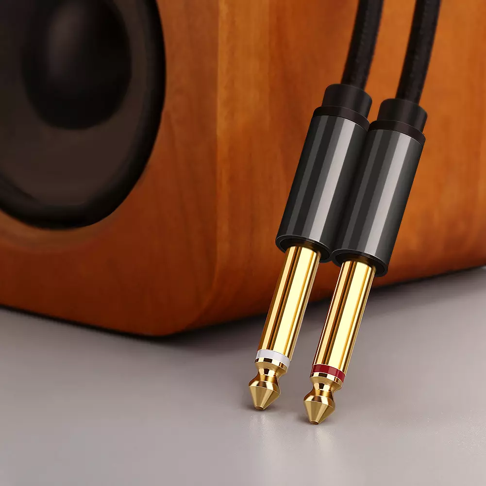 Dây cáp âm thanh Hifi AUX 3.5mm Audio hiệu Wiwu YP01 truyền tải âm thanh chất lượng cao đầu cáp mạ vàng, công nghệ chống đứt gãy - hàng nhập khẩu