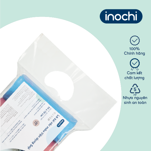 Lô túi rác màu tiện dụng Inochi - Soji 4 x 25L có quai cầm