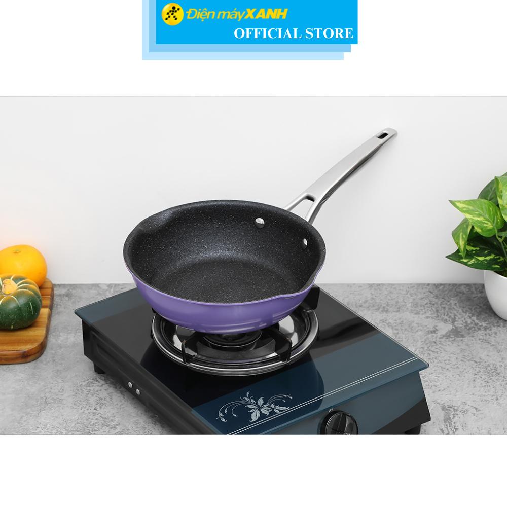 Chảo inox sâu chống dính vân đá đáy từ 24 cm Elmich Hera EL-8186
