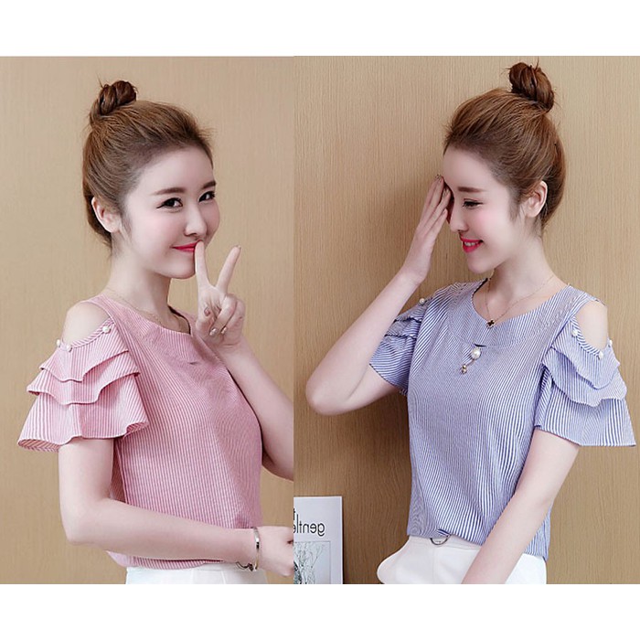 ÁO SỌC TAY TẦNG