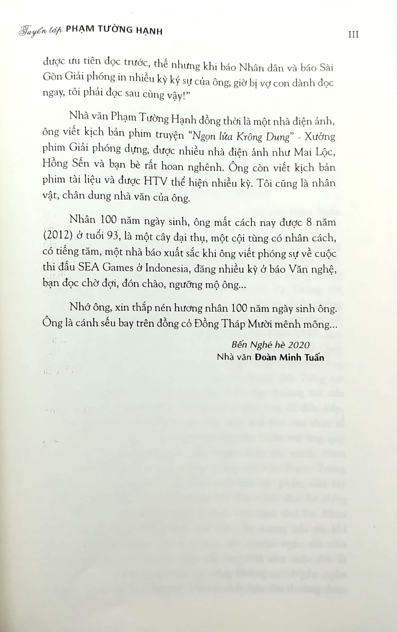 Sách - Tuyển Tập Phạm Tường Hạnh