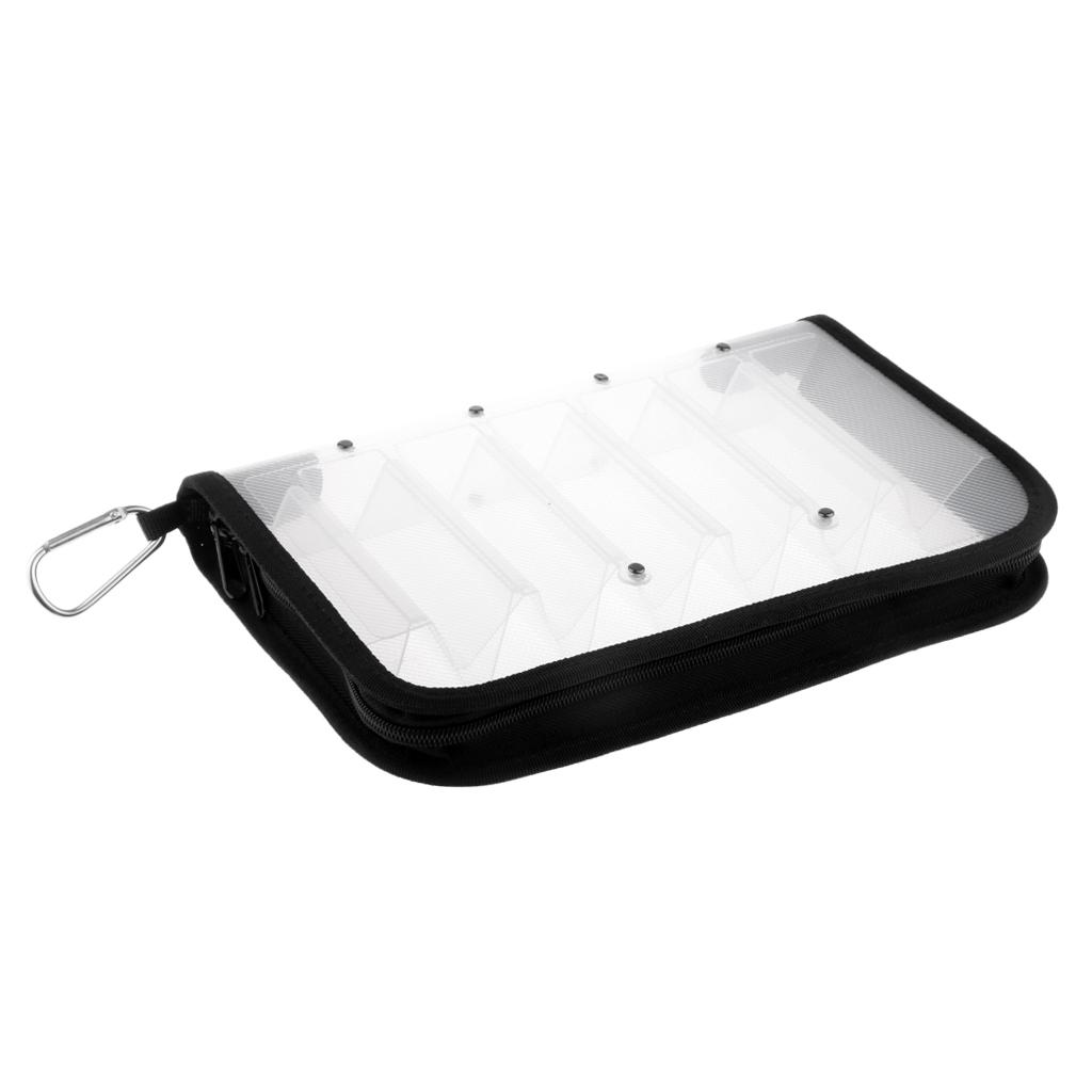 Squid Jig Lure Zipped Bag Case Pouch Both Side Storage Tackle Bag