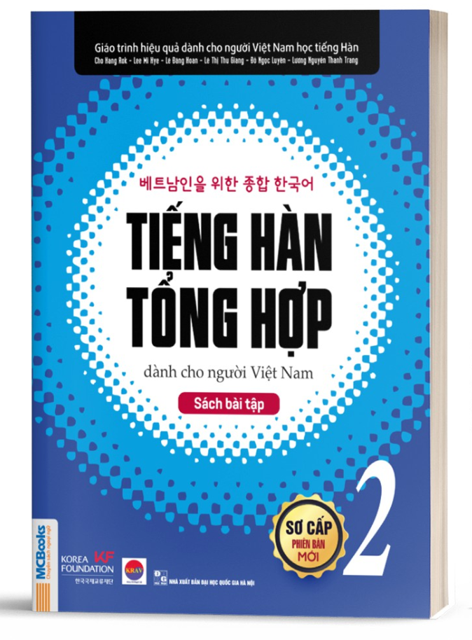 Combo Tiếng Hàn Tổng Hợp Dành Cho Người Việt Nam - Sơ Cấp 2 - Bản Quyền - Sách bài tập