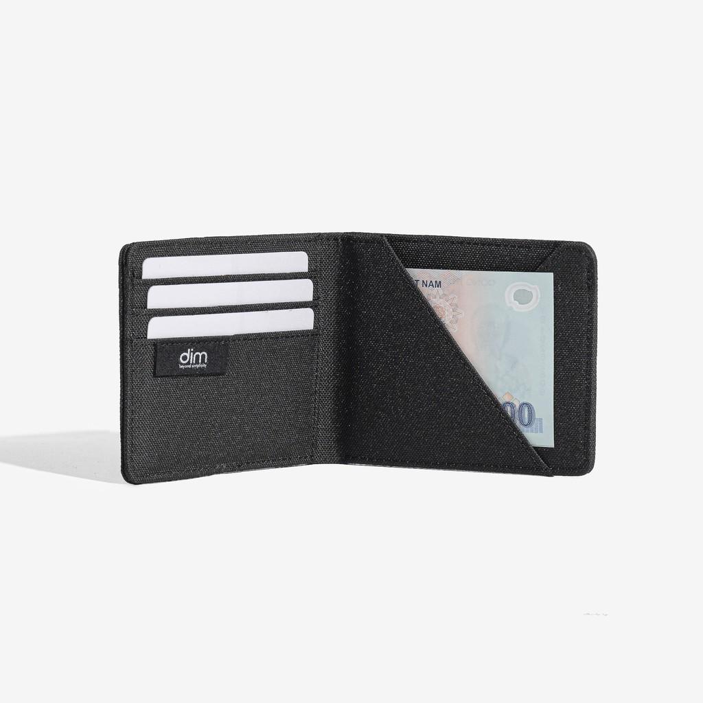 Ví Vải Gập Đôi Unisex DIM Cross Wallet - Ngang (Ngăn Rút Tiền Nhanh