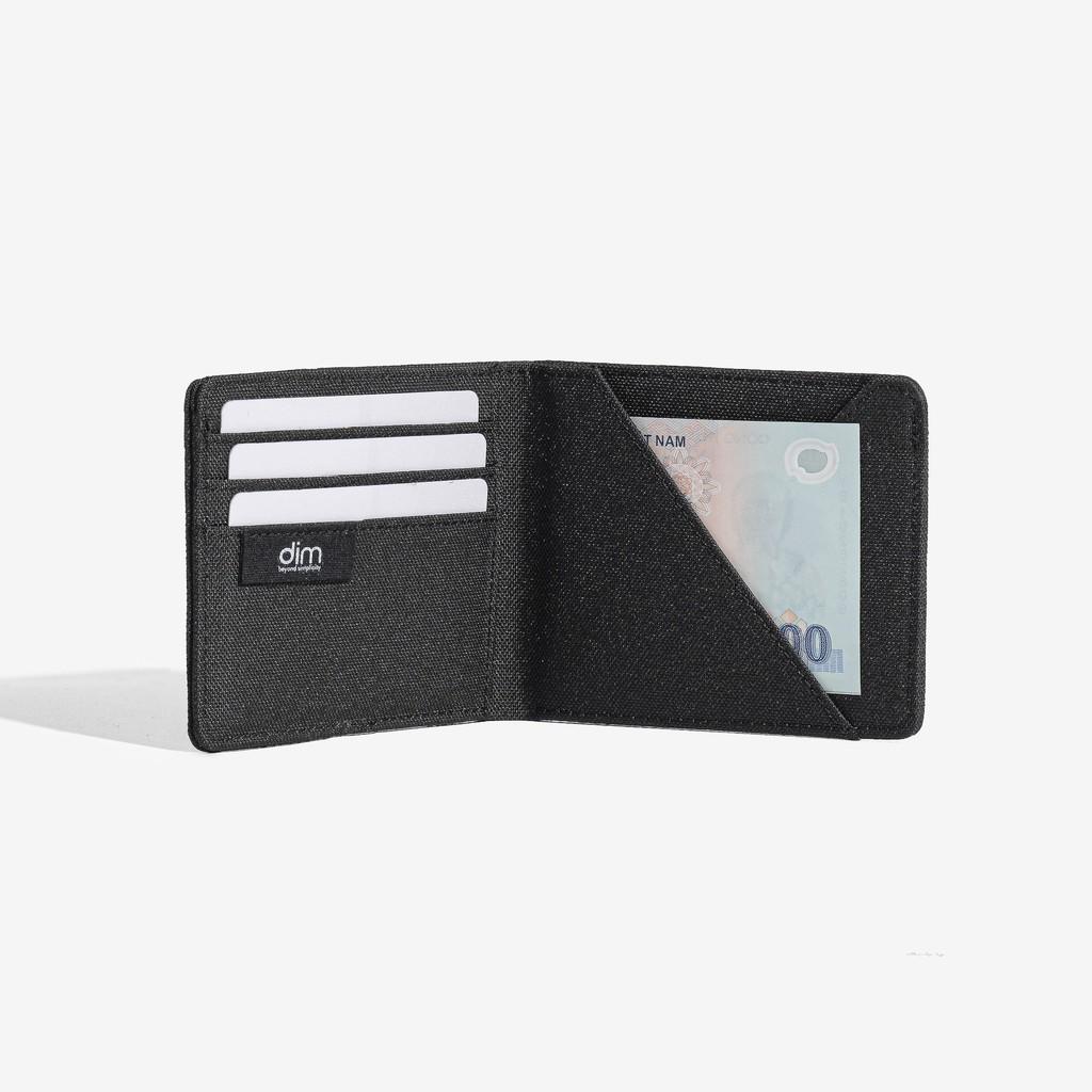 Ví Vải Gập Đôi Unisex DIM Cross Wallet - Ngang (Ngăn Rút Tiền Nhanh