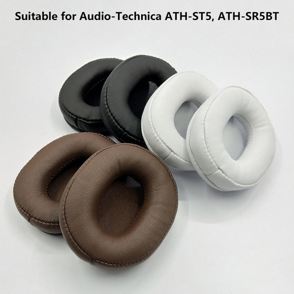 【ky】Faux Leather Foam Earpad Cushion Headband for Audio Technica ATH-SR5 ATH-SR5BT