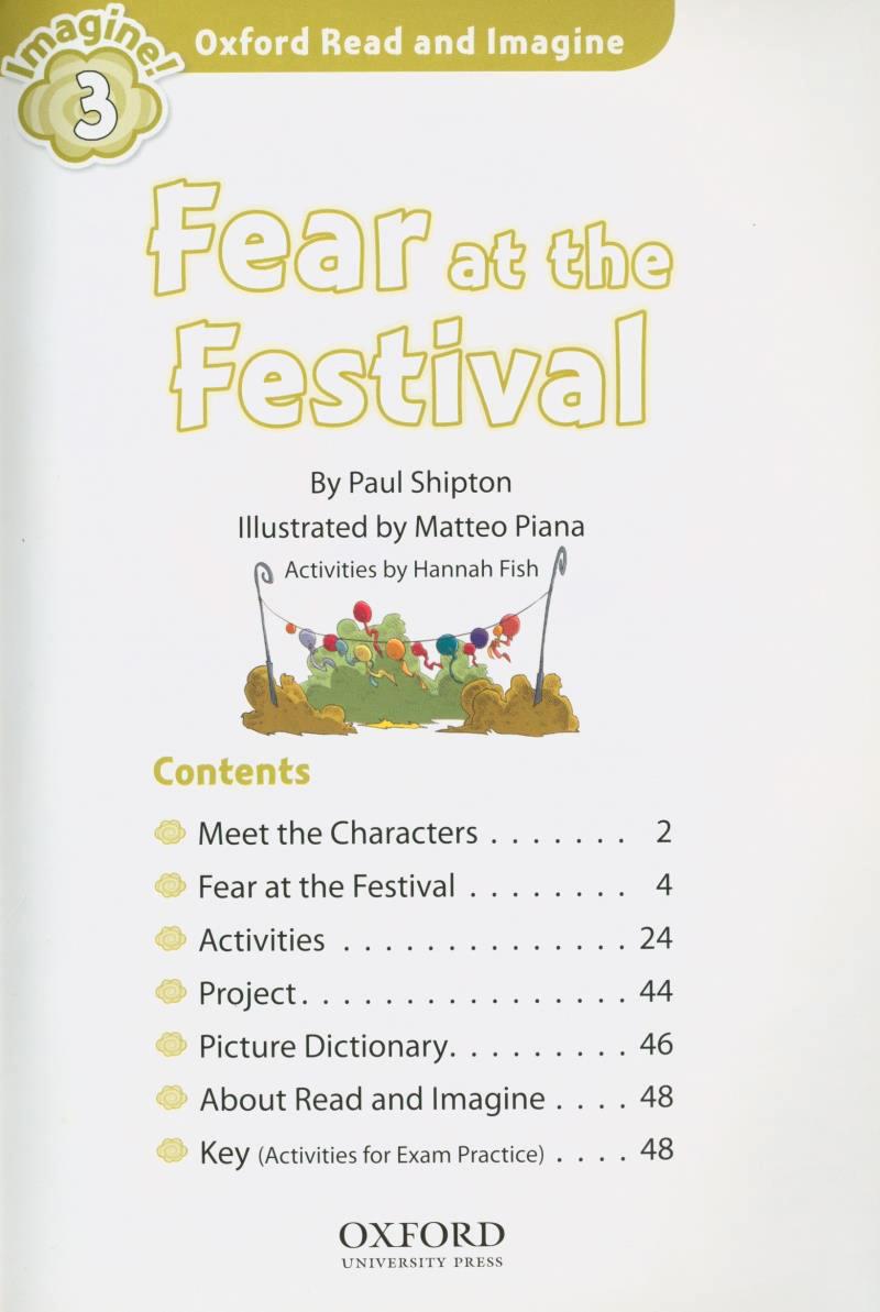 Oxford Read And Imagine: Level 3: Fear At The Festival