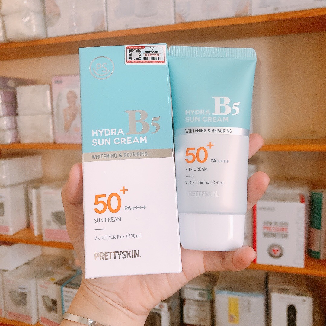 Kem chống nắng PrettySkin Hydra B5 Sun Cream SPF50+ PA++++ 70ml