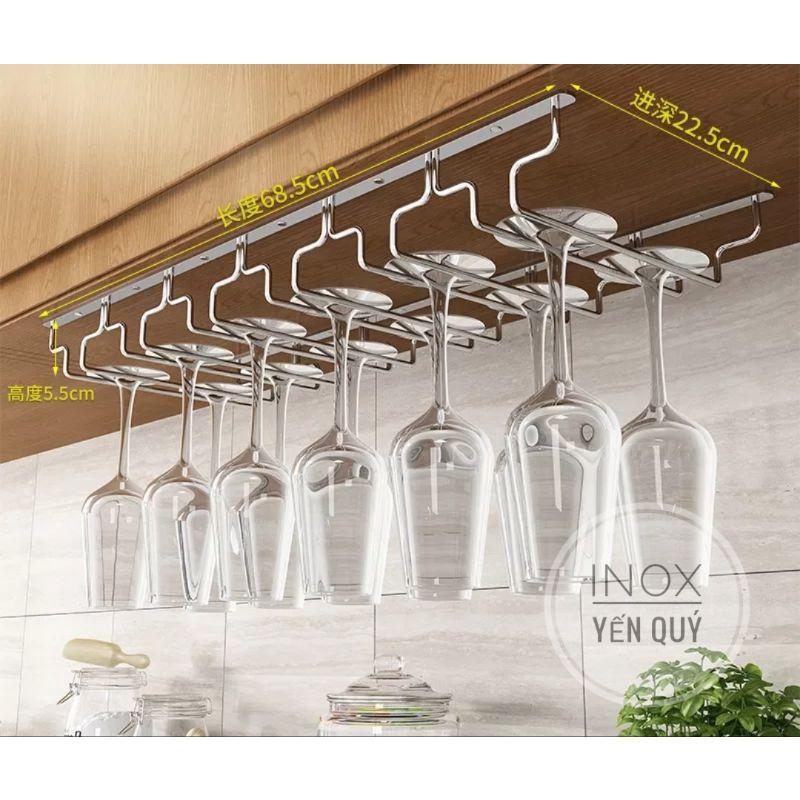 INOX304 GIÁ KỆ TREO LY SÂU 28 CM 3/4/5/6/7/8 CHẤT LIỆU BẰNG INOX 304 CHỊU LỰC CHỊU NƯỚC TỐT CÓ SHIP HỎA TỐC
