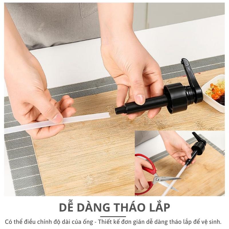 Đầu vòi nhấn lấy nước sốt, tương ớt, dầu hào, tương cà KooBee