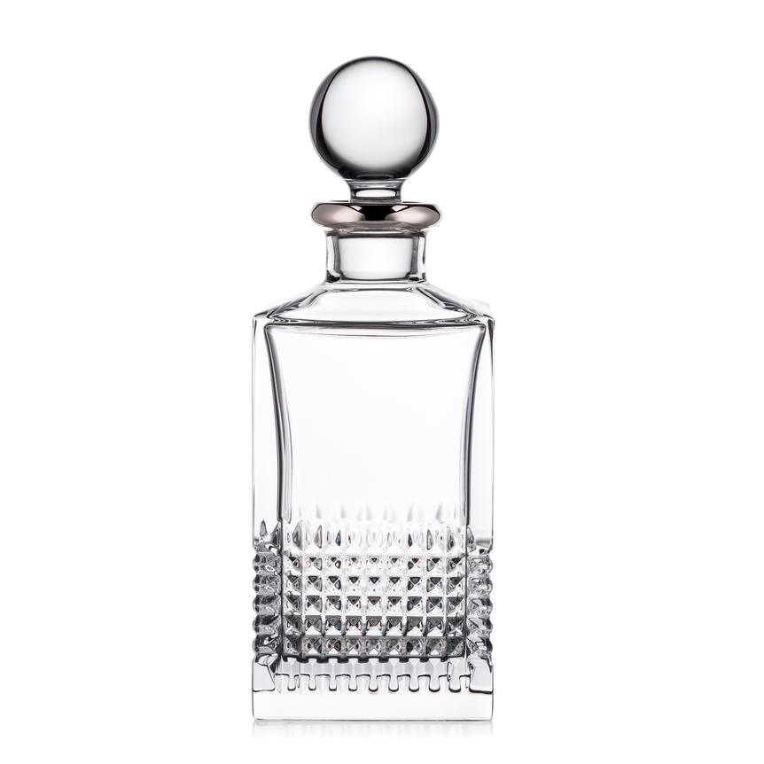 Bình Rượu Pha Lê Cao Cấp ROGASKA DIAMOND SQUARE, Bình Đựng Rượu Dung Tích 750ML, Nhập Đức