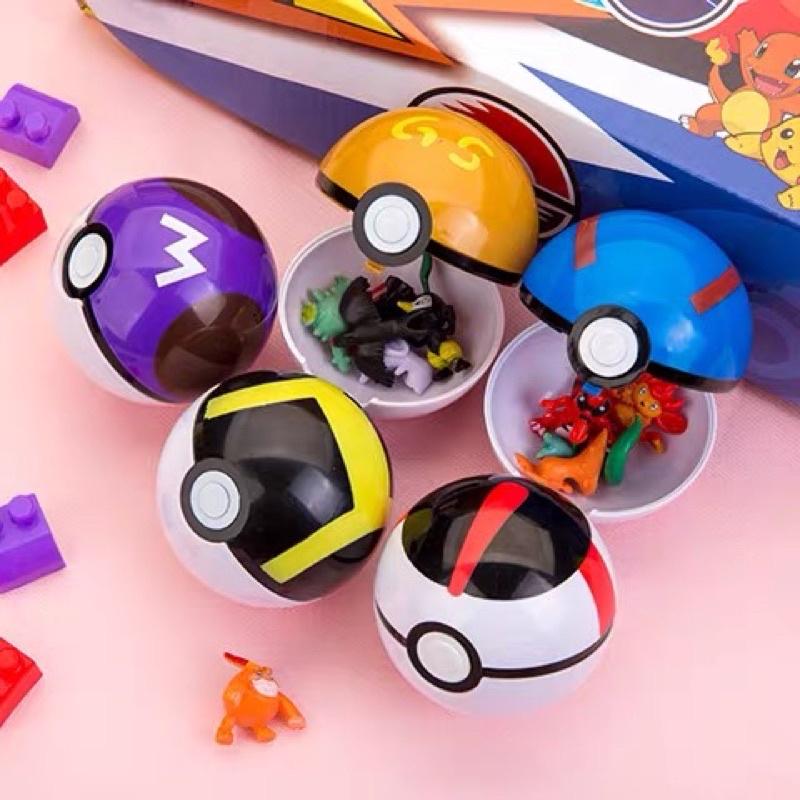 Mô hình đồ chơi Poke ball bóng Pokemon quả cầu Pokemon trang trí