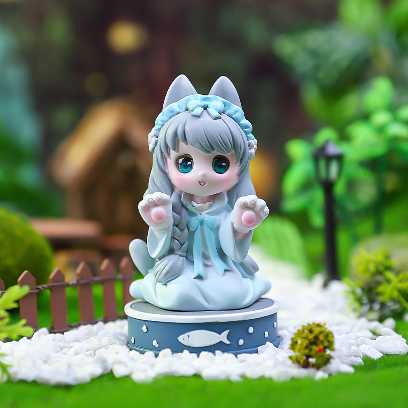 Mô hình Cô Bé Mèo Cosplay Soft Cute Cat BLind Box_ Hàng chính hãng