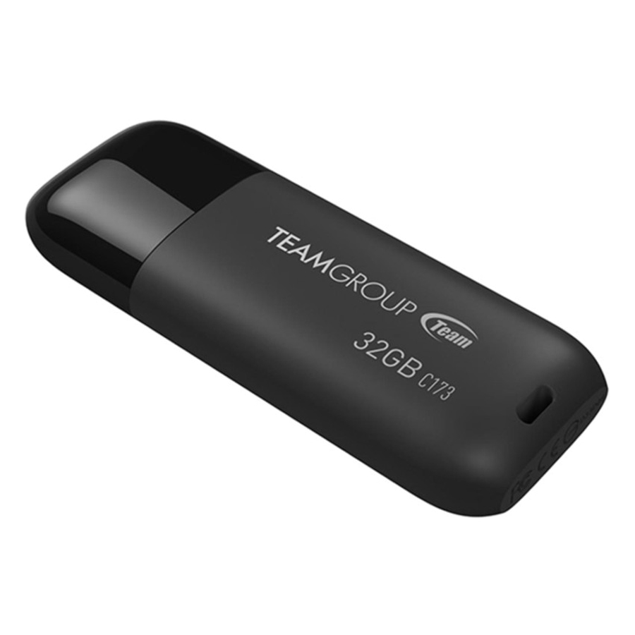 USB Team C173 32GB (Đen) - Hàng Chính Hãng