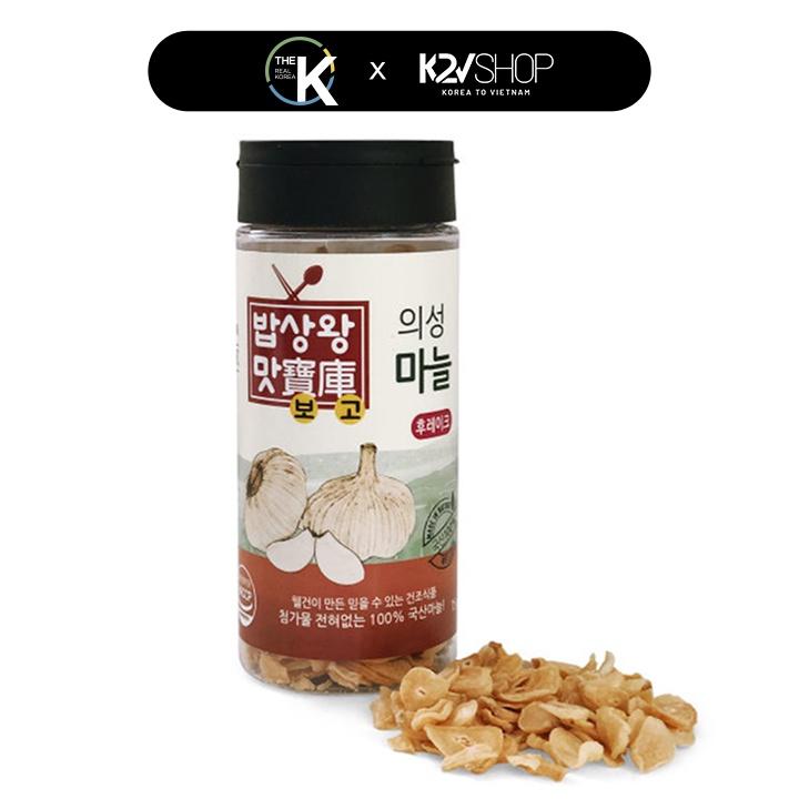 Tỏi Lát Sấy Khô Wellgun Dried Garlic Flake Hàn Quốc 75g