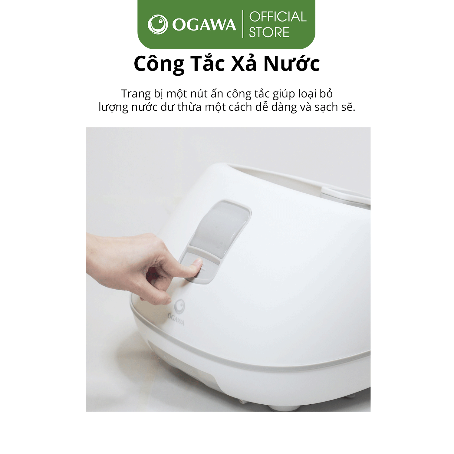 Máy massage chân bằng hơi nước iSpa Steam Foot Massager