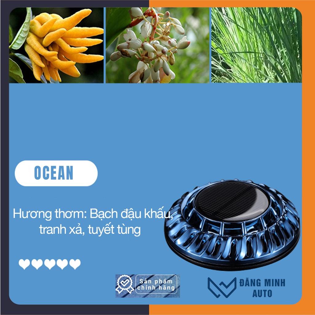Sáp thơm ô tô mẫu UFO năng lượng mặt trời, máy khếch tán sáp thơm xoay toả hương cho xe hơi ST20