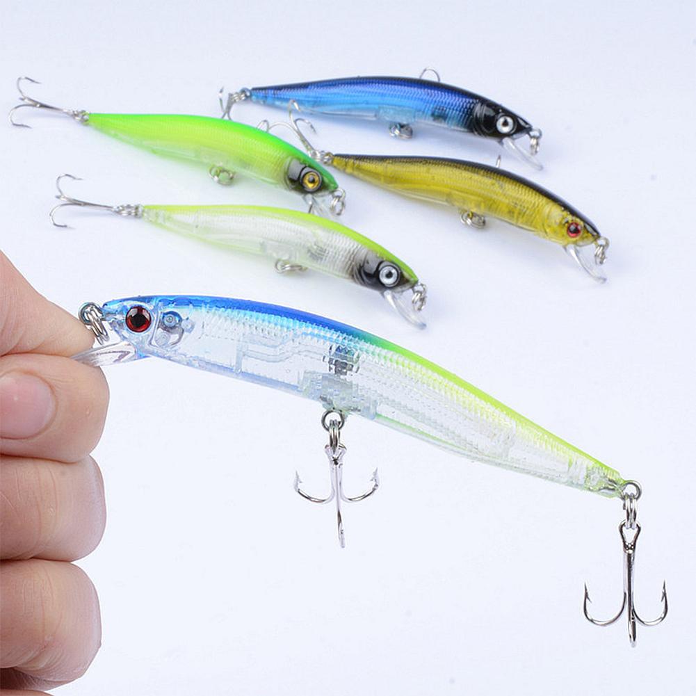 Fishing Lure Bait 5-color Floating Hard Minnow 9.7cm/8.2g Artifical Bait Bionic Bait