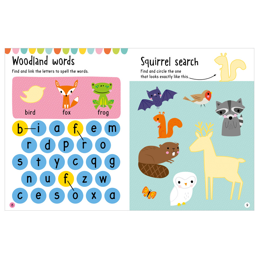 Sách tương tác sticker – Động vật trong rừng - Woodland Animals (Sticker activity book)