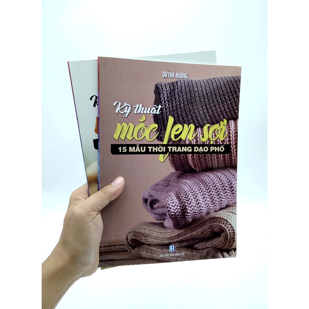 Sách Bộ Sách Móc Len Sợi: 15 Mẫu Thời Trang Dạo Phố + Tấm Lót, Thảm, Hoa Trang Trí, Giày, Nón, Giỏ Xách,…