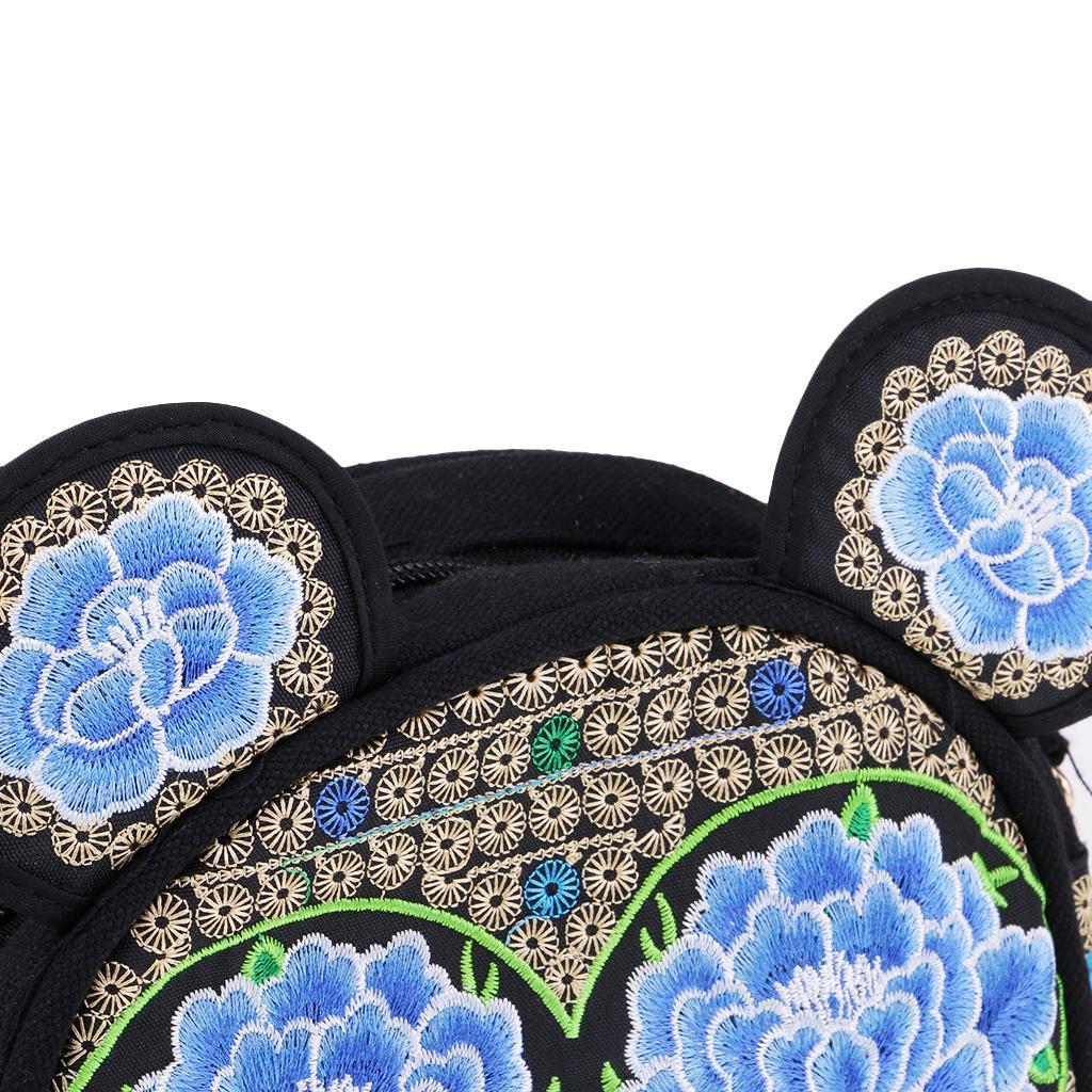 Peony Flower Embroidery Bag Retro Style Bag Embroidered Handbag Single Shoulder Female Shoulder Bag