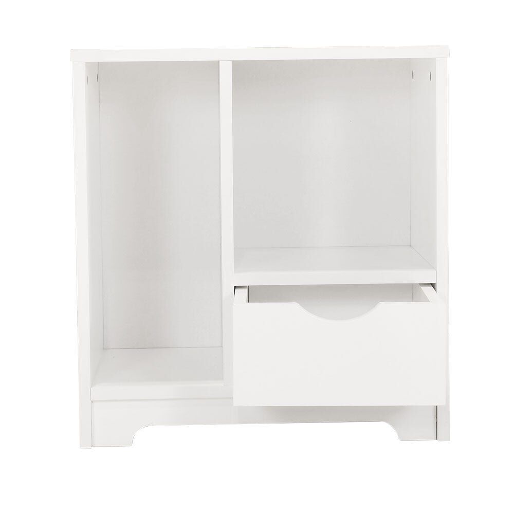 SB Furniture, Looms, Mayson Bedside Cabinet, White Color, W48xD30xH50 cm.