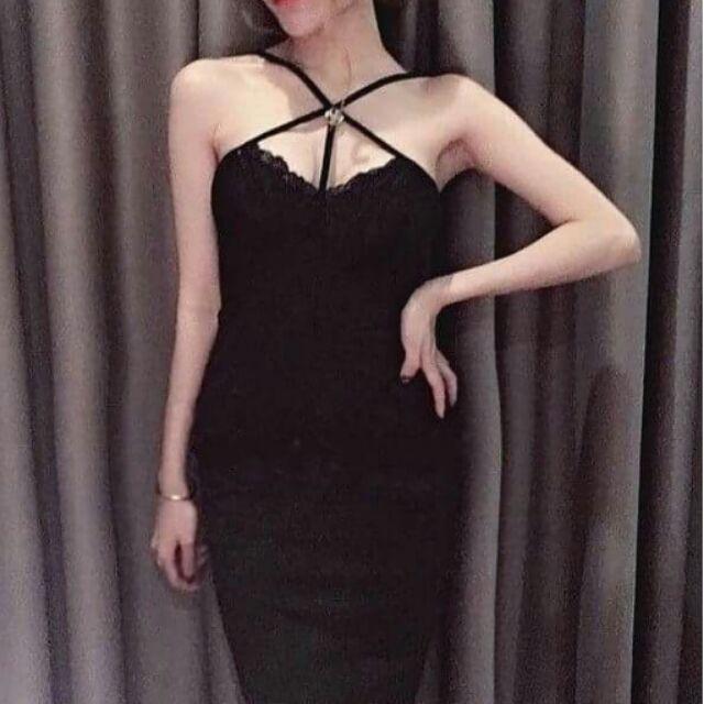 Đầm yếm đan dây sexy