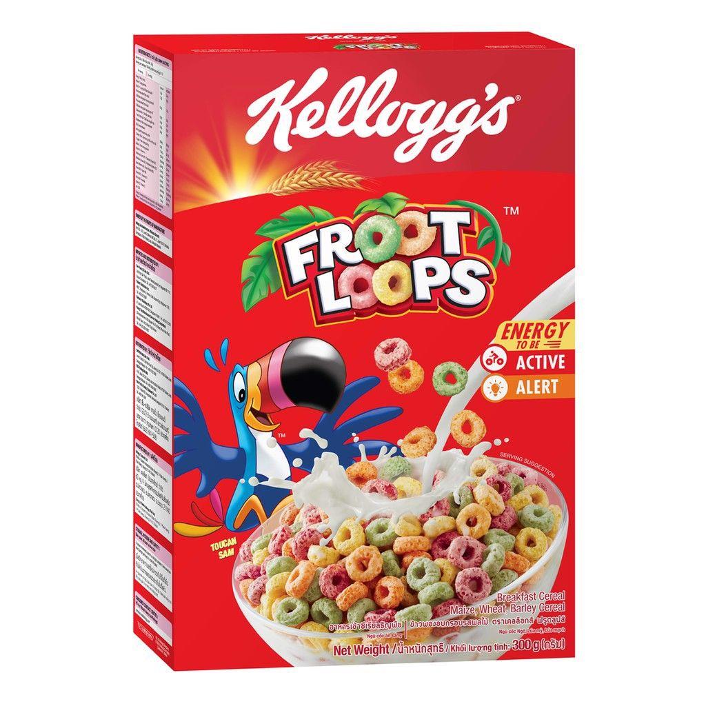 Bánh Ăn Sáng Ngũ Cốc KelloggS Froot Loops 300G – 8852756304046